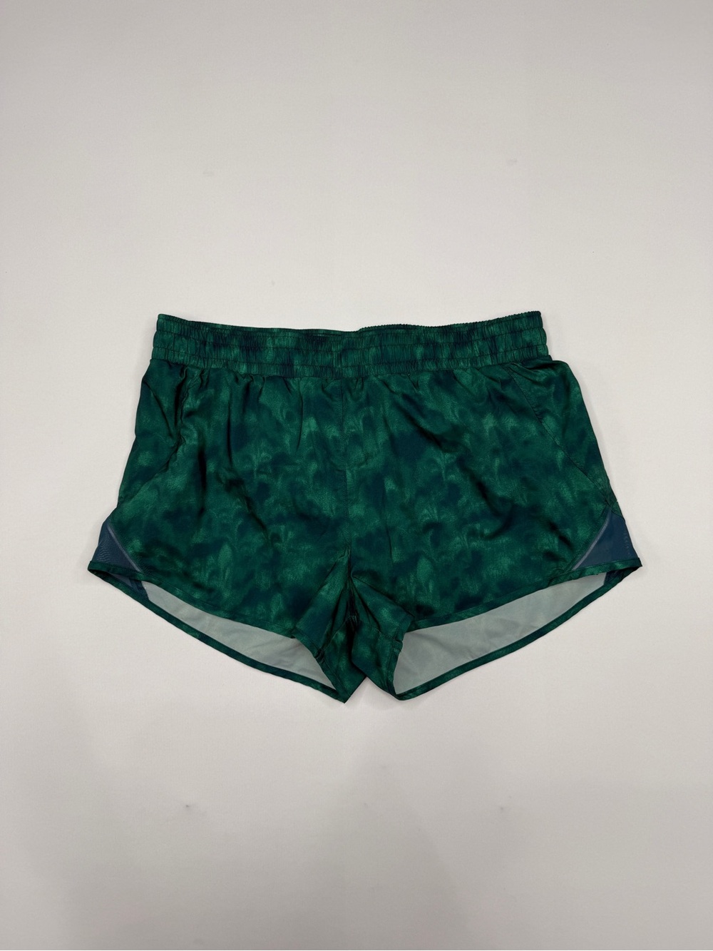 All in Motion Green Abstract Tie-Dye Running Shorts Size L